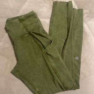 🍋 Lululemon Fast and Free 25” Leggings